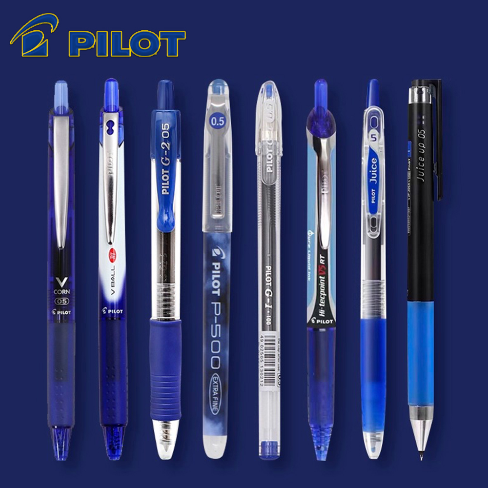 Pilot Pen V5 - Koleksi Pulpen Gel Biru Pilot Jepang