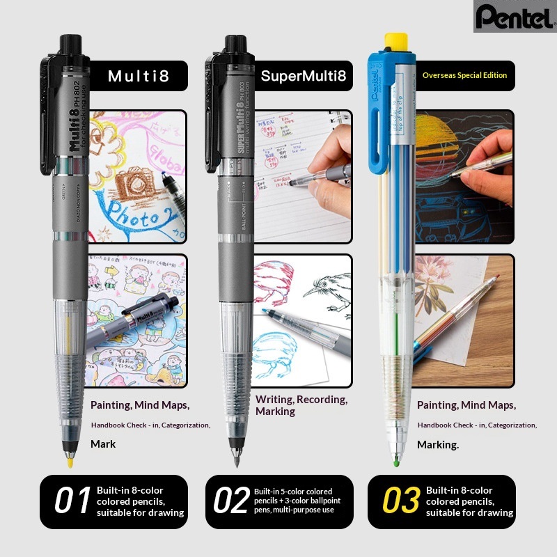 Pensil Mekanik Pentel Art Mult - Pentel Pen Energel ulasan dan harga